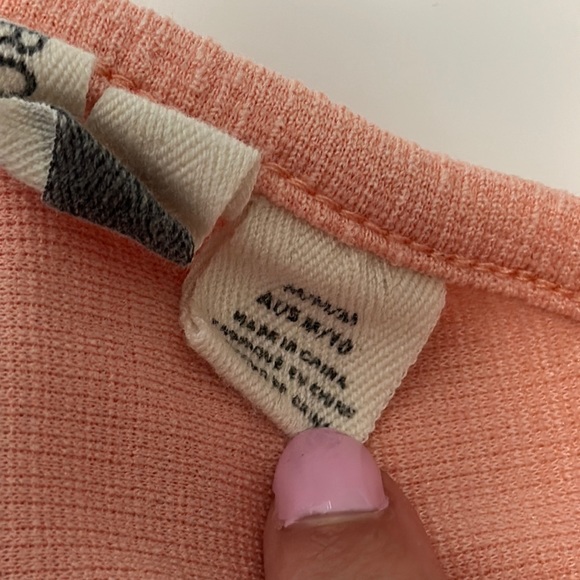 Pink Roxy Tank Crop Top - Picture 4 of 4